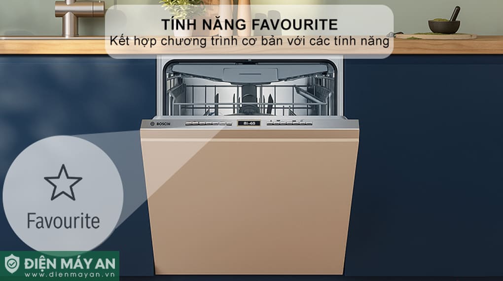 Máy rửa bát âm toàn phần Bosch Serie 4 SMV4HCX19E